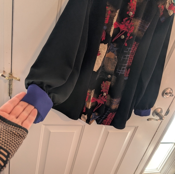 Colorful Patterned Button-Up Shirt - Picture 4 of 10